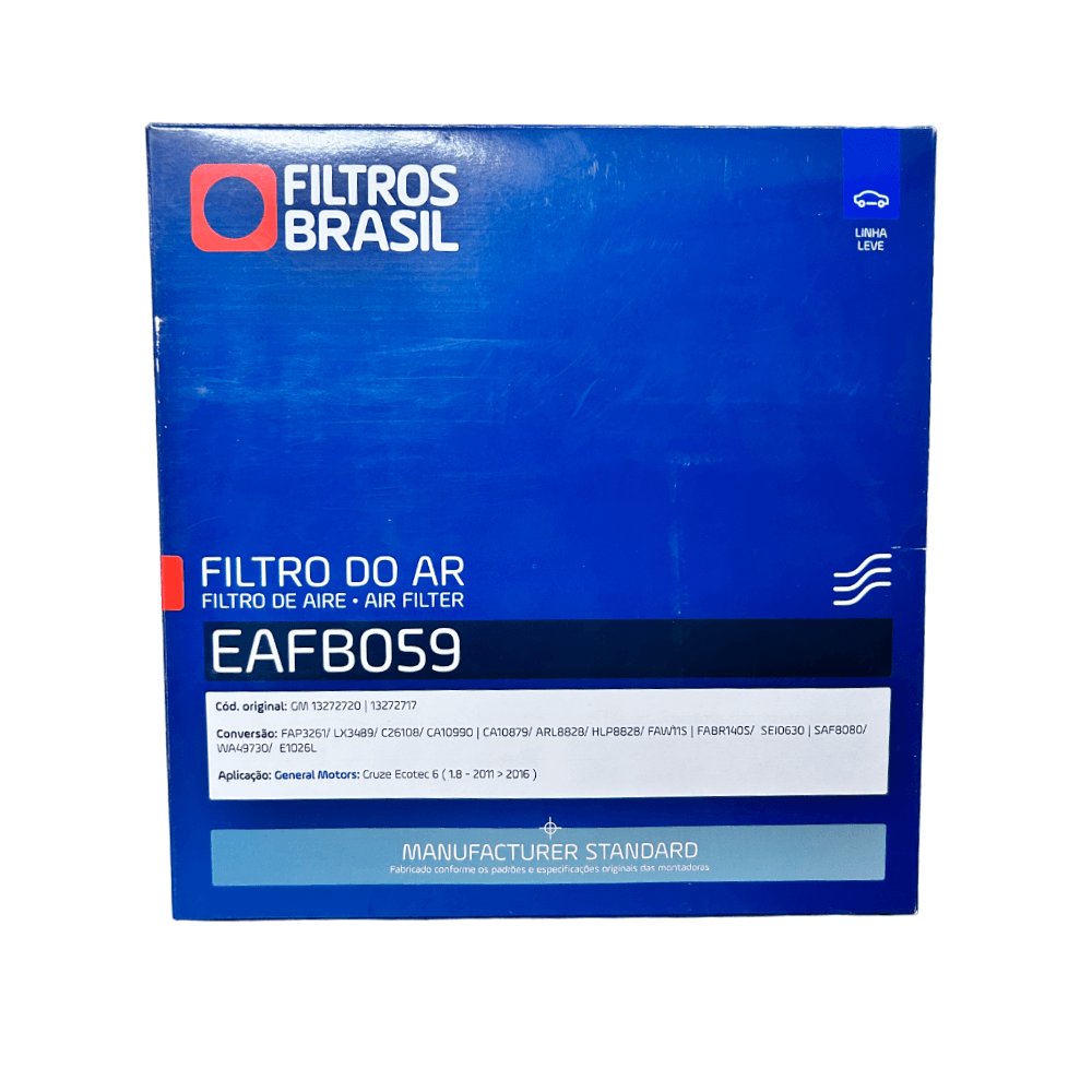 ELEMENTO DO FILTRO DE AR - FILTROS BRASIL - EAFB059